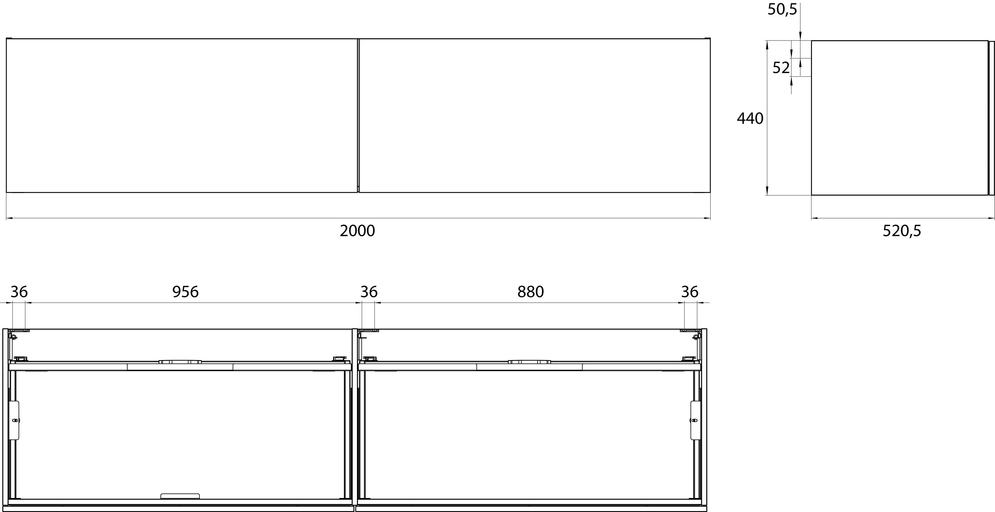 frasco-centric-waschtischunterschrank-200-cm-schwarz-2-ausz-ge-2 image 3