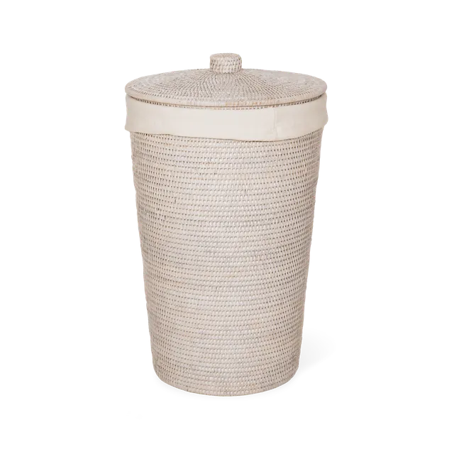 decor-walther-basket-wb-w-schekorb-rattan-hell-mit-deckel image 1