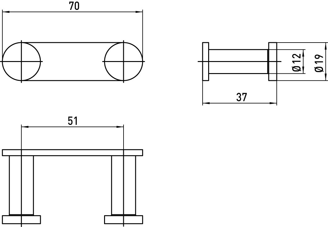 frasco-sential-doppelhaken-badhaken-schwarz image 2