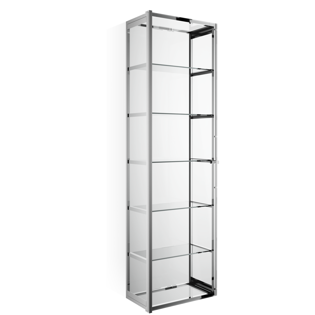 decor-walther-classic-s-4-glasschrank-chrom-glas-klar-120cm image 1