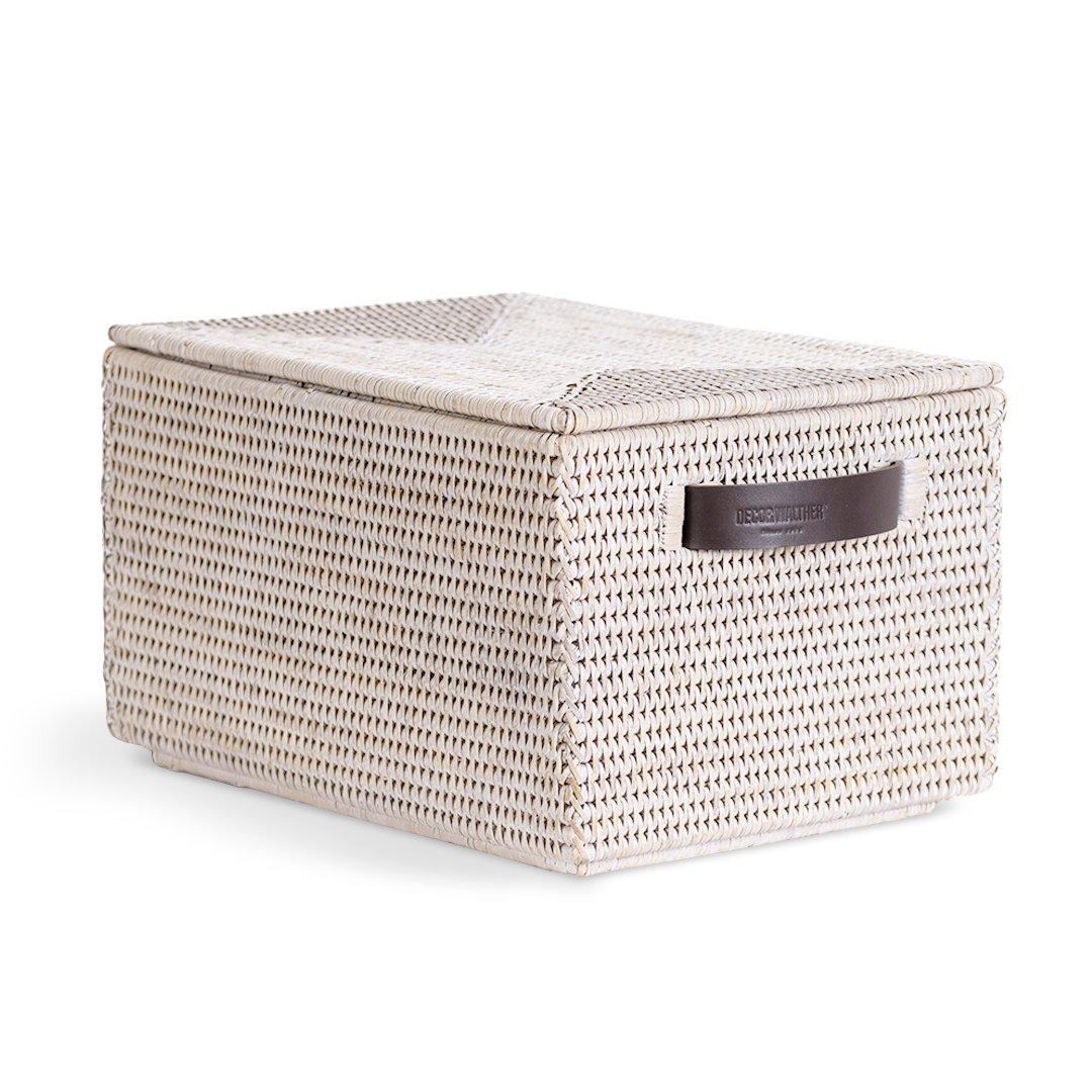decor-walther-basket-box-aufbewahrungsbox-rattan-dunkel image 1