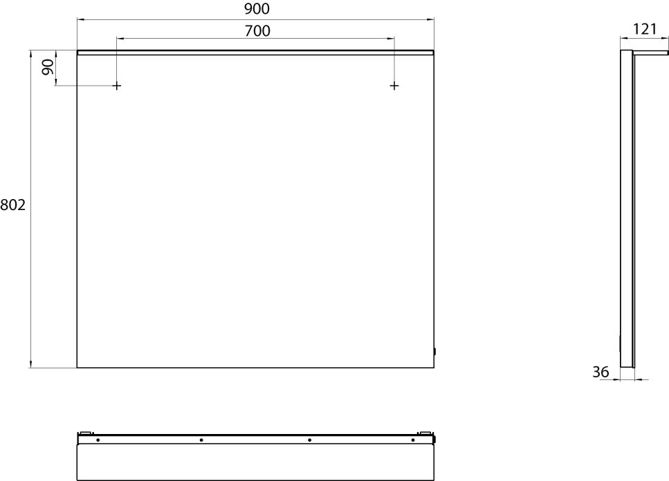 frasco-avela-pro-lichtspiegel-90-cm-acryl-lichtsegel-heizfolie image 3
