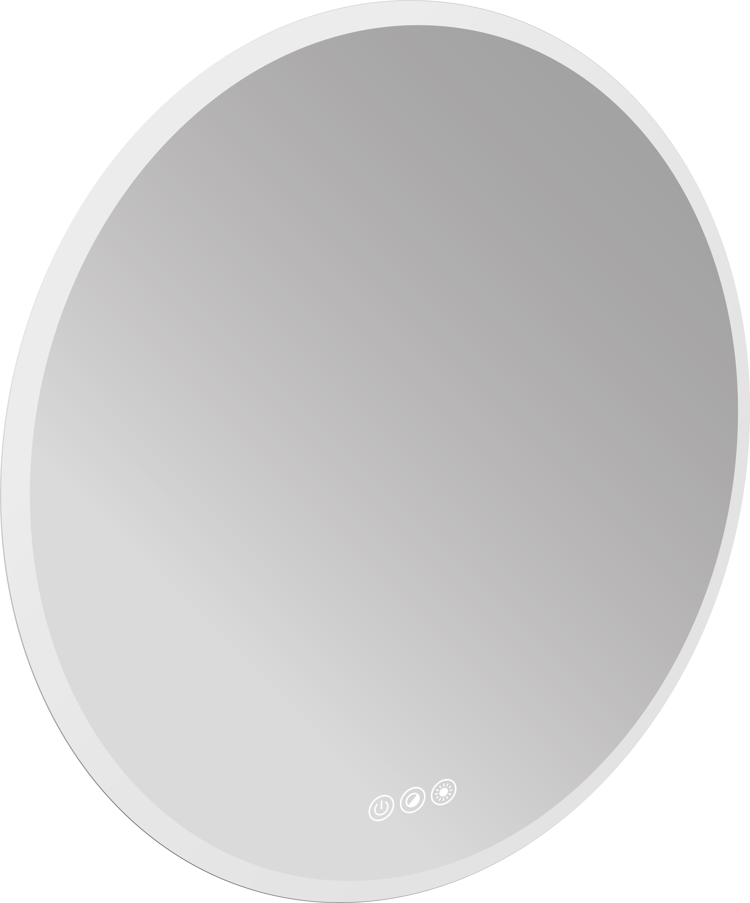 frasco-solena-led-lichtspiegel-70-cm-satiniertes-randprofil image 1
