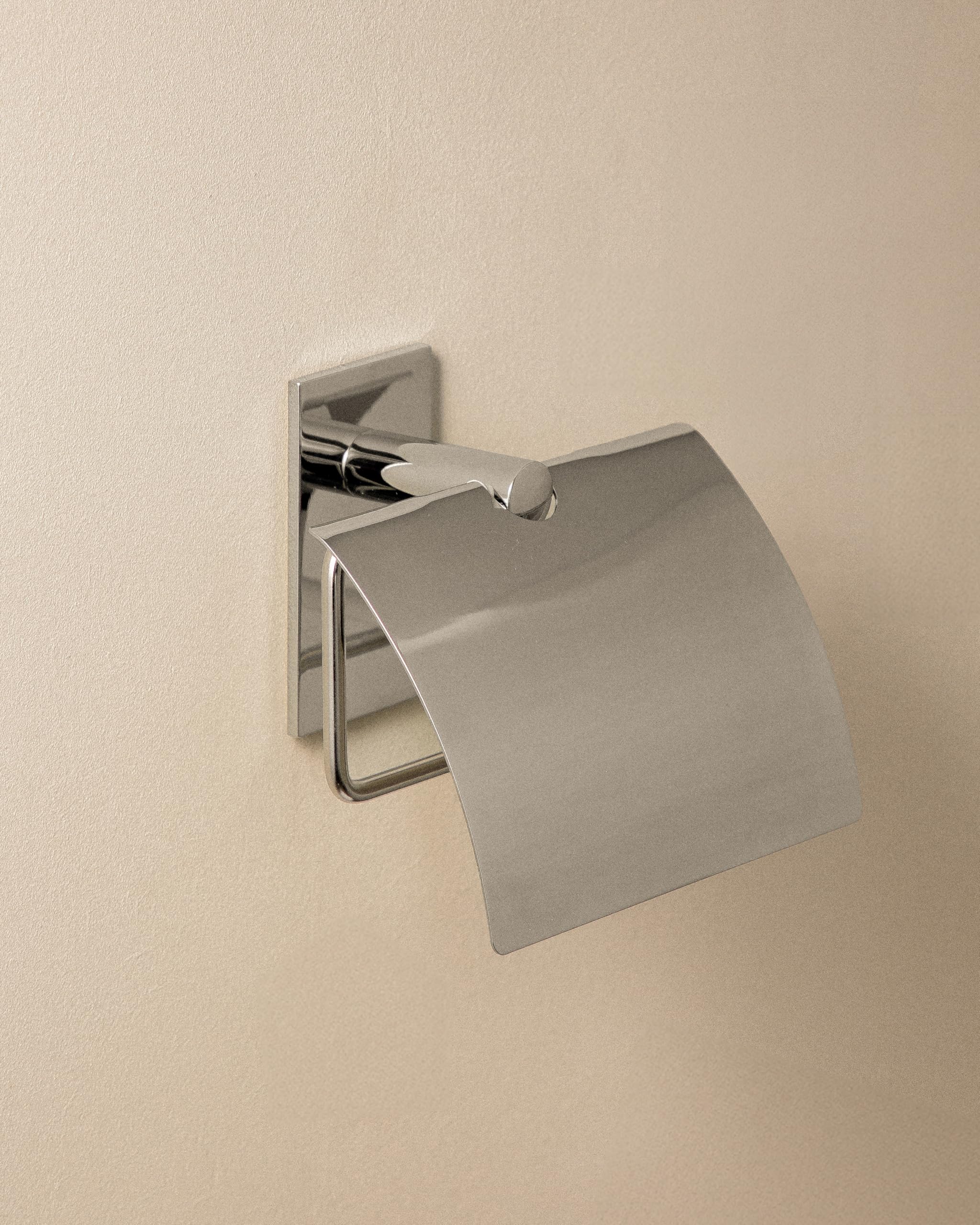 bath-toilettenpapierhalter-mit-deckel-chrom-klebend image 2