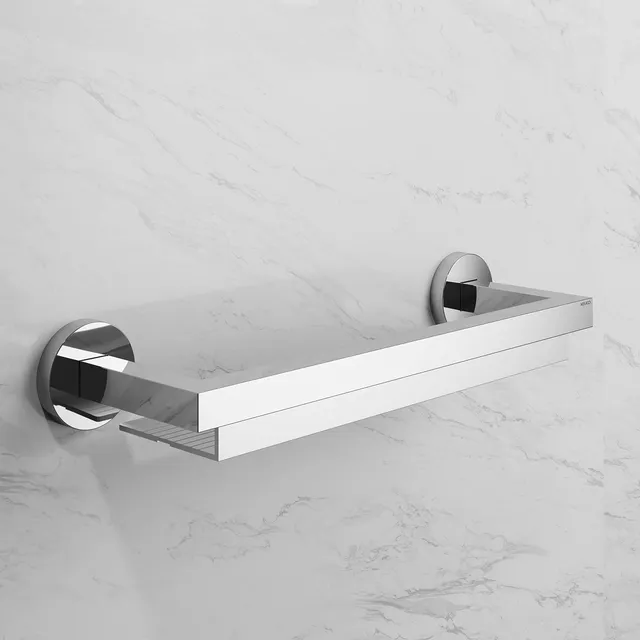 keuco-edition-90-duschablage-34-cm-chrom-mit-klebe-set image 1