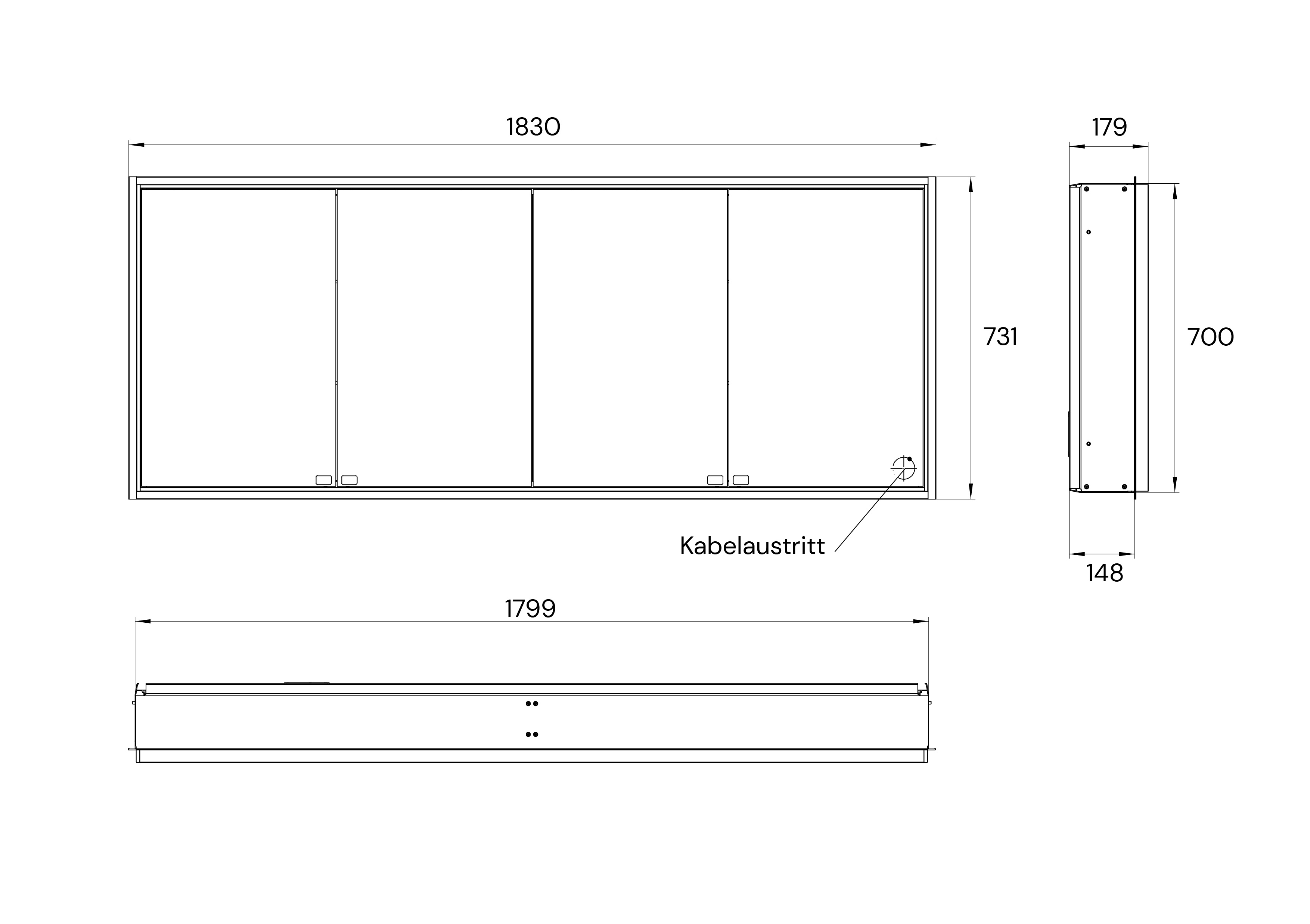 frasco-centric-deep-led-spiegelschrank-180cm-schwarz-unterputz image 6