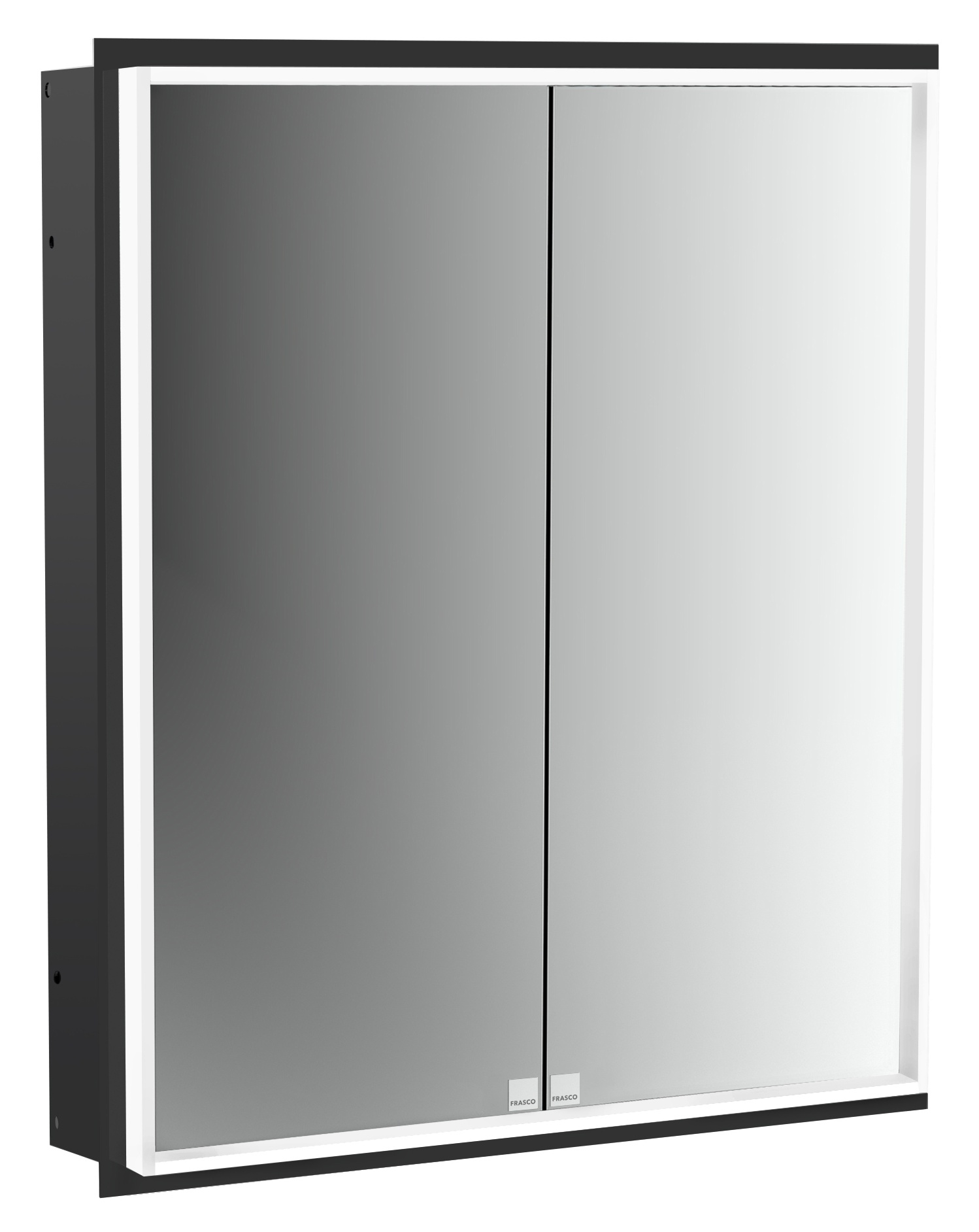 frasco-centric-deep-spiegelschrank-60-cm-schwarz-led-unterputz image 1