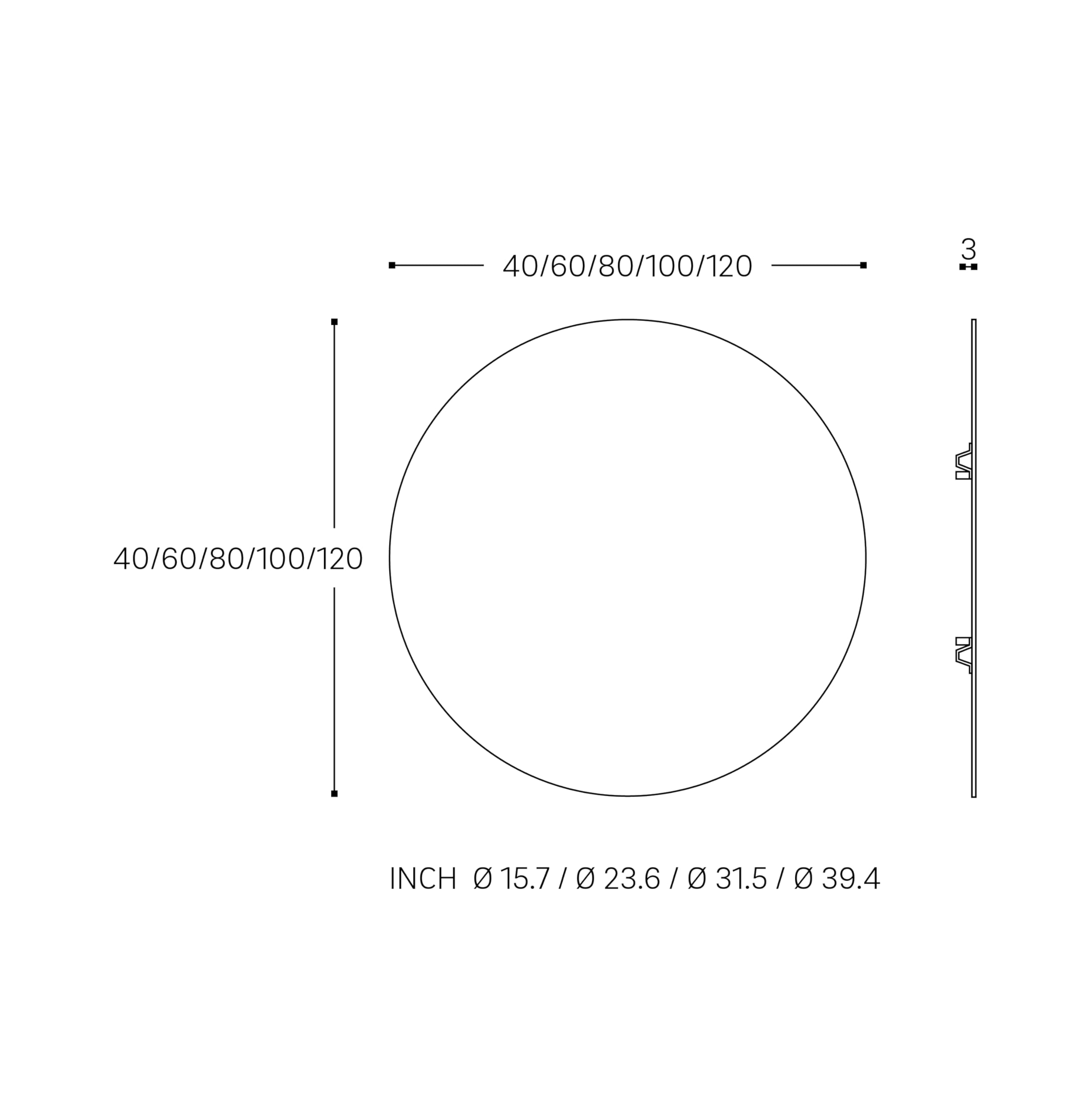 cosmic-basic-spiegel-badezimmerspiegel-rund-60-cm image 2