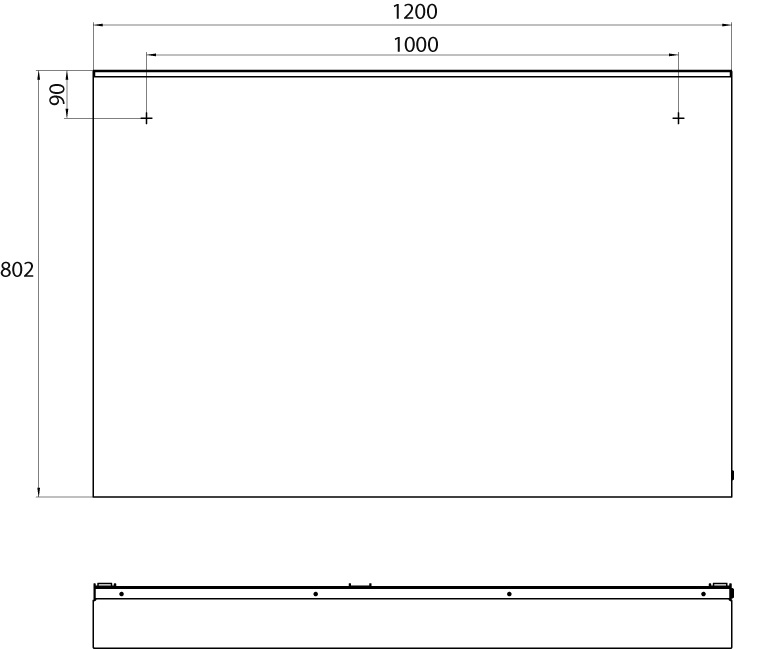 frasco-avela-pro-lichtspiegel-120-cm-mit-sensorschalter-led image 3
