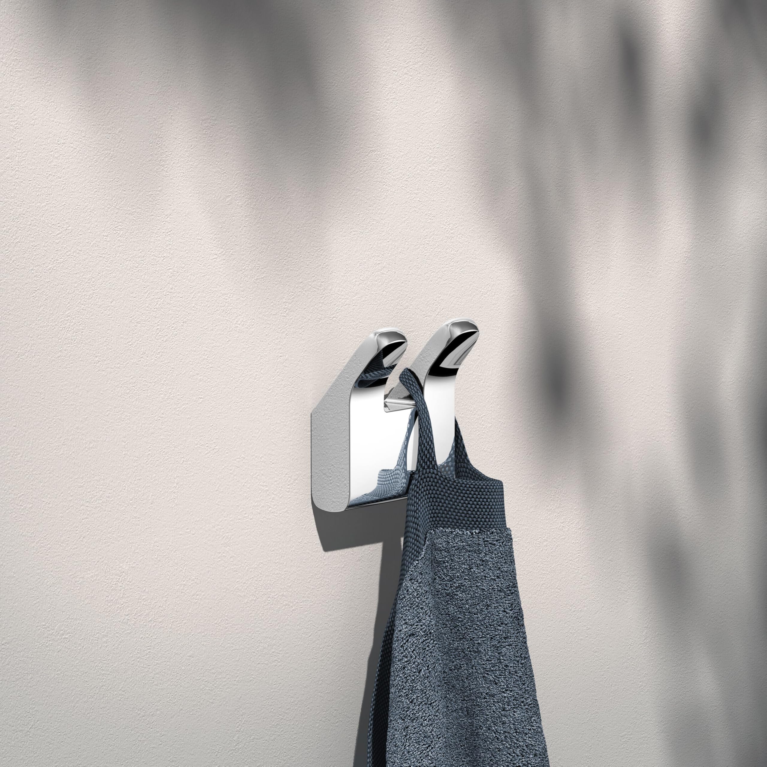 keuco-collection-moll-doppel-handtuchhaken-chrom-metall image 2