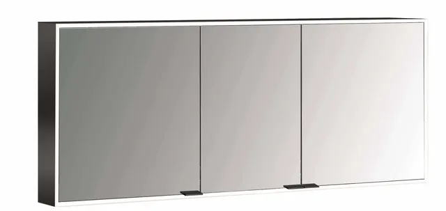 frasco-centric-spiegelschrank-140-cm-schwarz-aufputz-led image 1