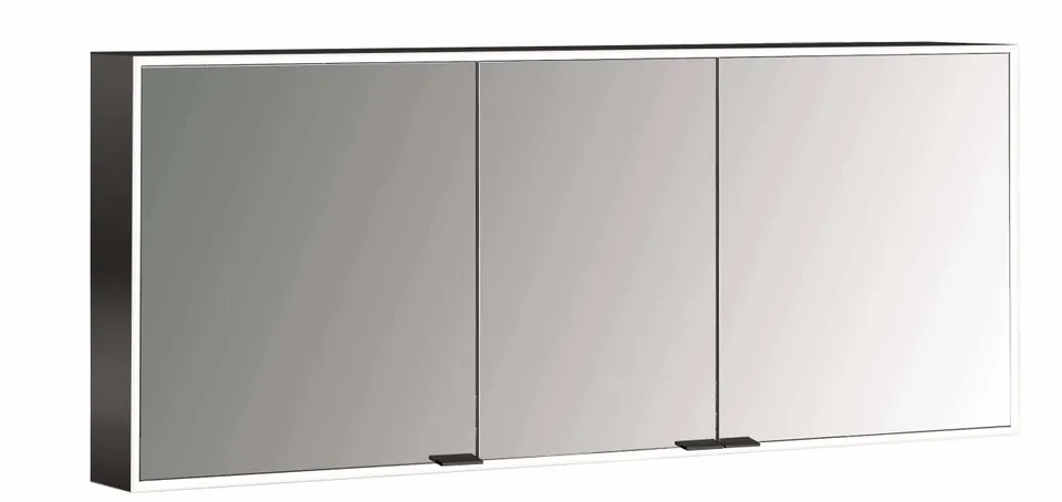frasco-centric-spiegelschrank-140-cm-schwarz-aufputz-led image 1
