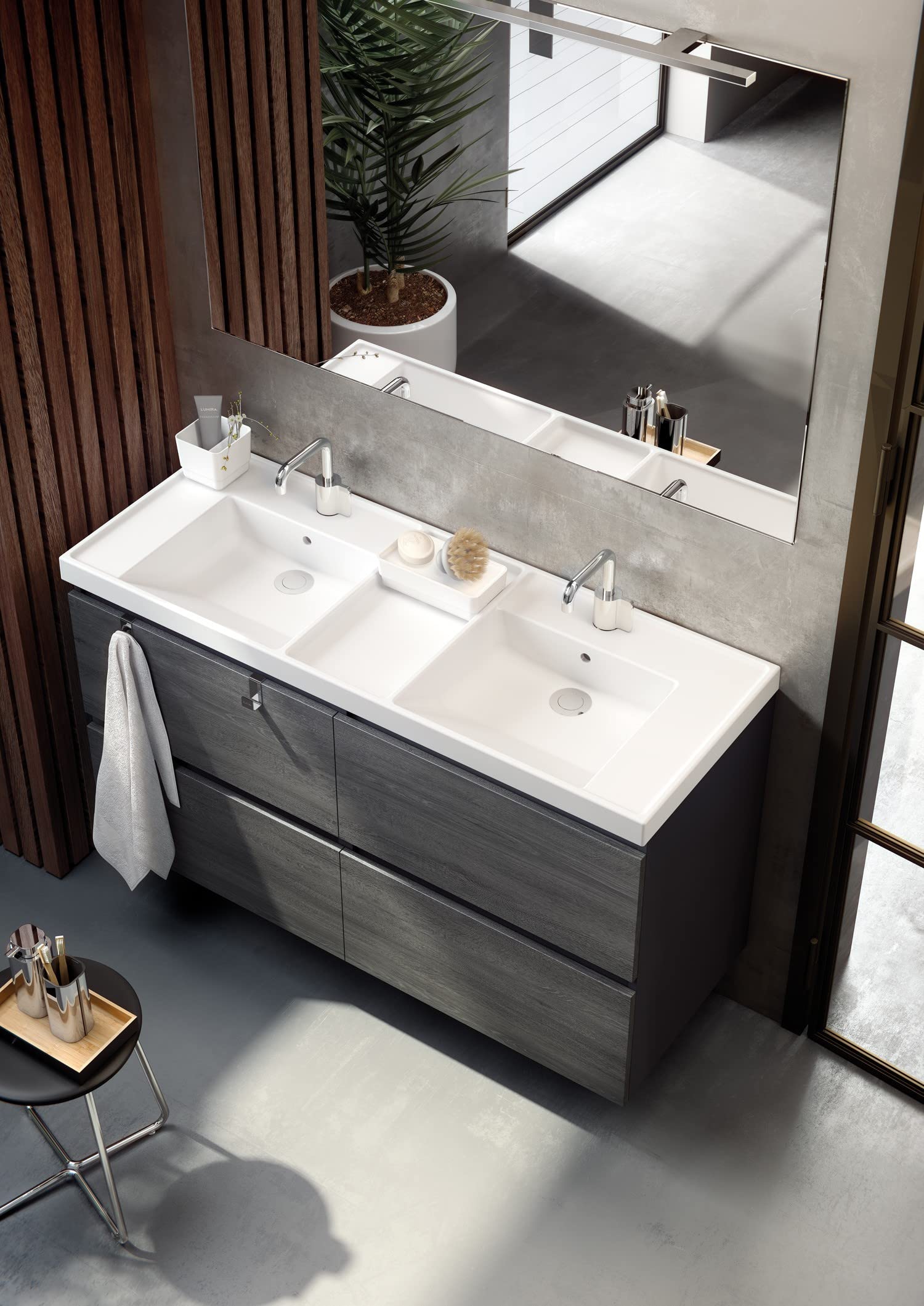 cosmic-bath-b-box-spiegel-wei-rahmenlos-quadratisch image 6