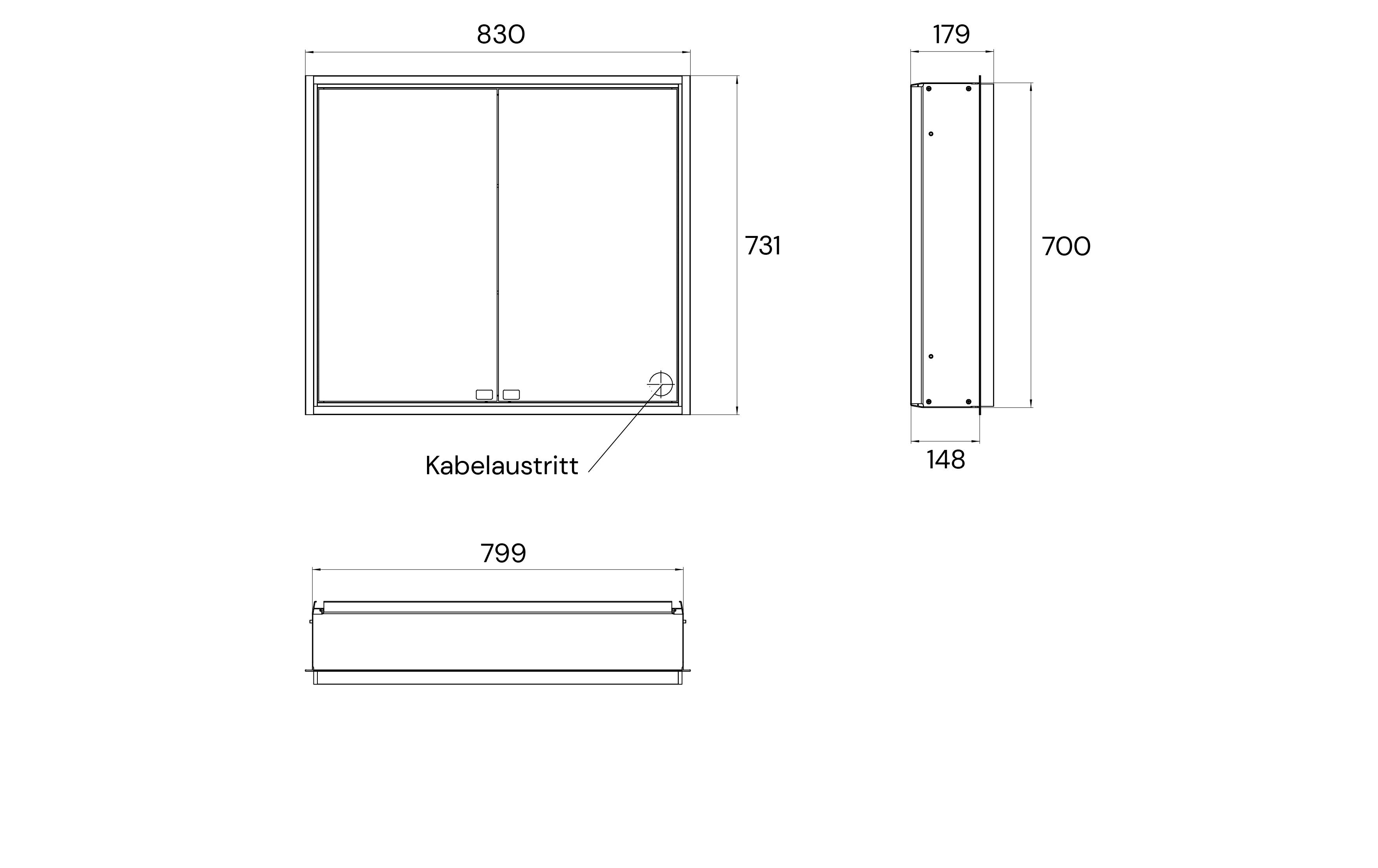 frasco-centric-deep-spiegelschrank-80-cm-aluminium-unterputz image 6