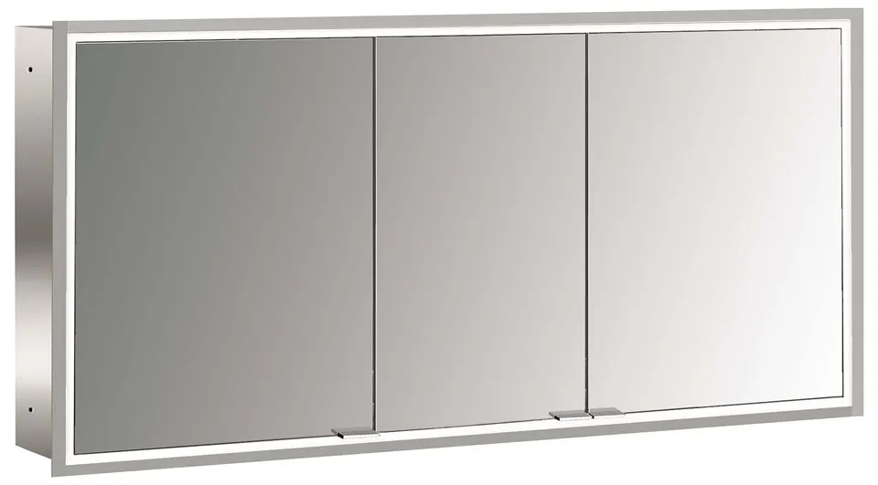 frasco-centric-led-spiegelschrank-150-cm-unterputz-aluminium image 1