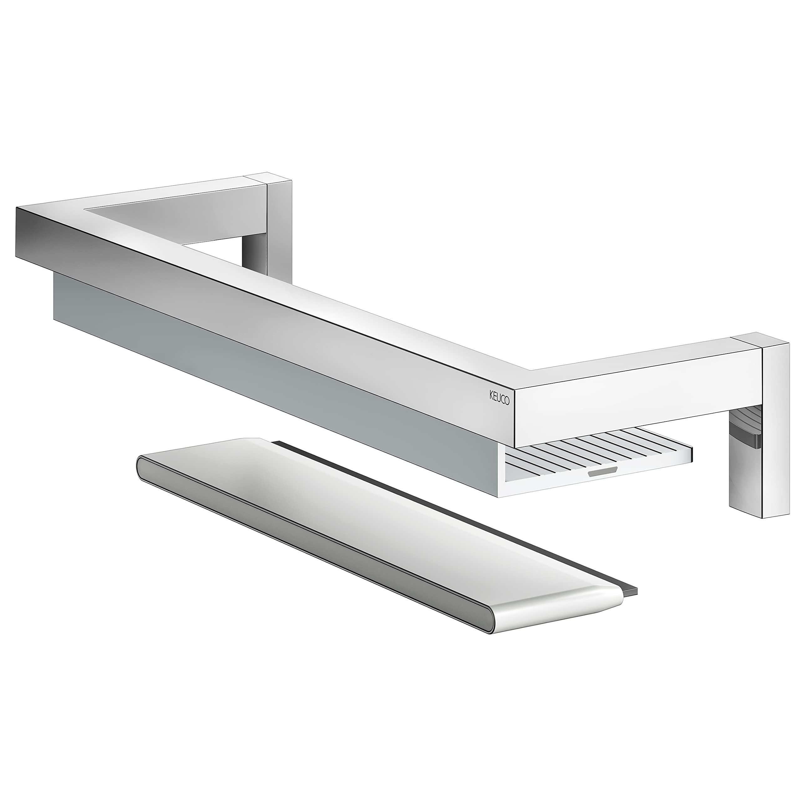 keuco-edition-90-square-duschablage-36cm-mit-abzieher image 1
