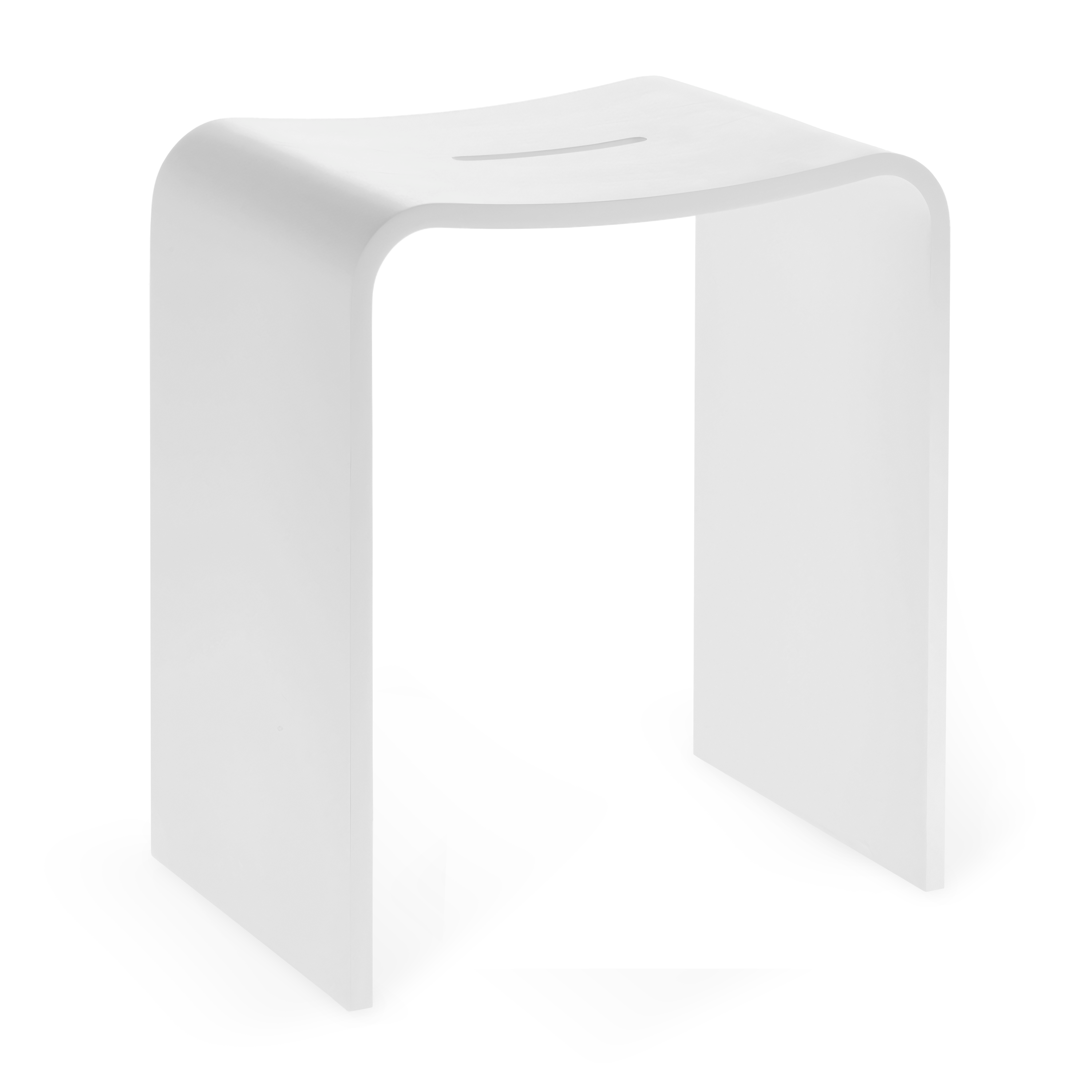 decor-walther-stone-duschhocker-wei-matt-40-cm image 1