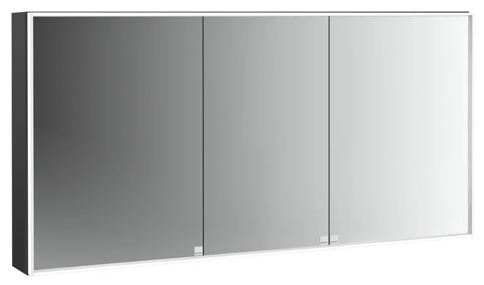 frasco-centric-deep-spiegelschrank-led-140-cm-schwarz-aufputz image 1