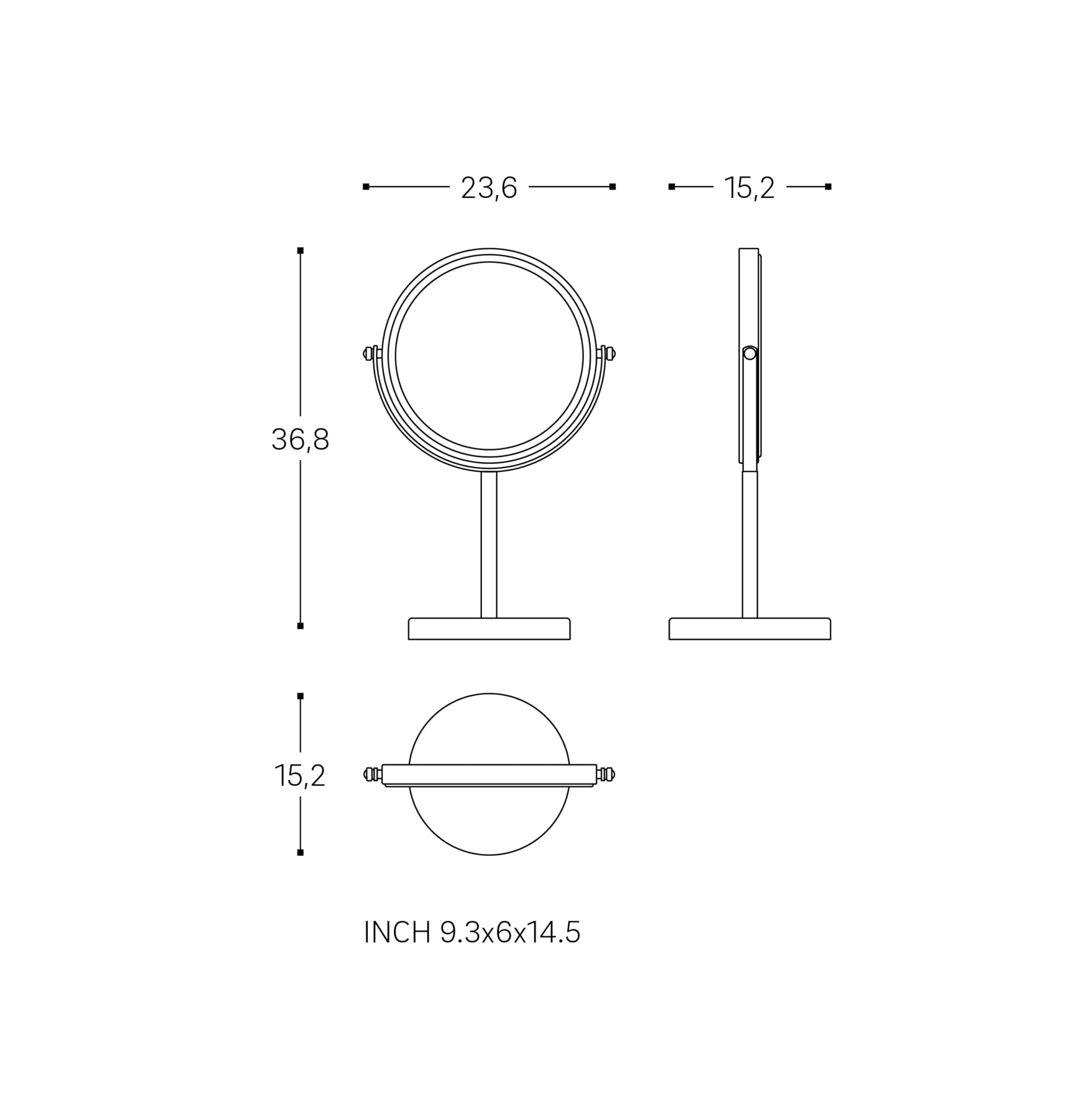 cosmic-basic-vergr-erungsspiegel-mattschwarz-led-36-8cm image 3