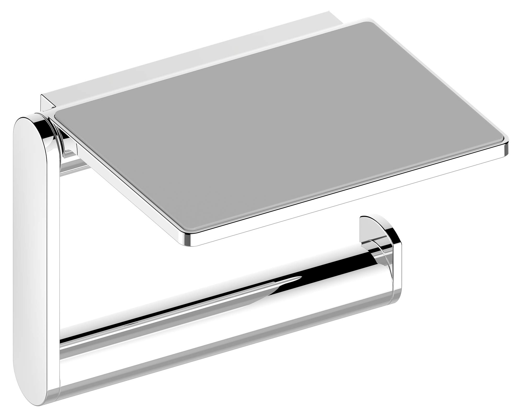 keuco-plan-toilettenpapierhalter-schwarz-matt-mit-ablage image 7
