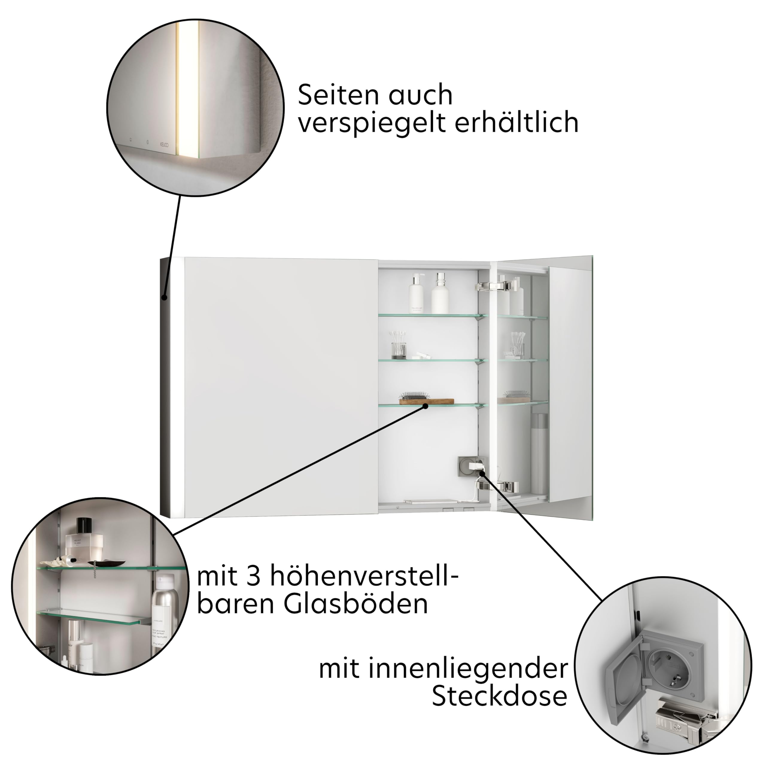 keuco-royal-lumos-spiegelschrank-100-cm-seiten-schwarz-matt-led image 5