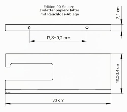 keuco-edition-90-square-toilettenpapier-halter-chrom image 8