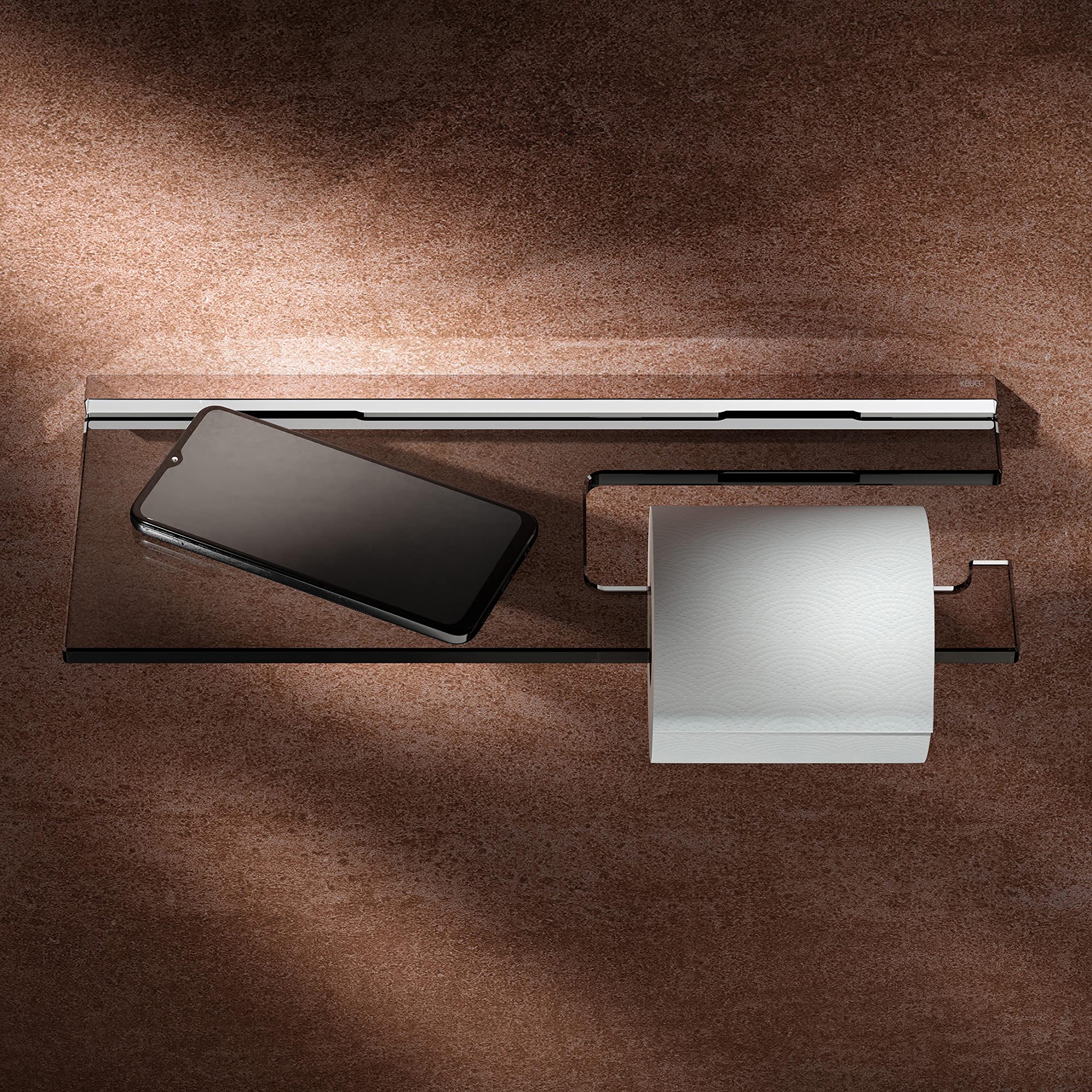 keuco-edition-90-square-toilettenpapier-halter-chrom image 2