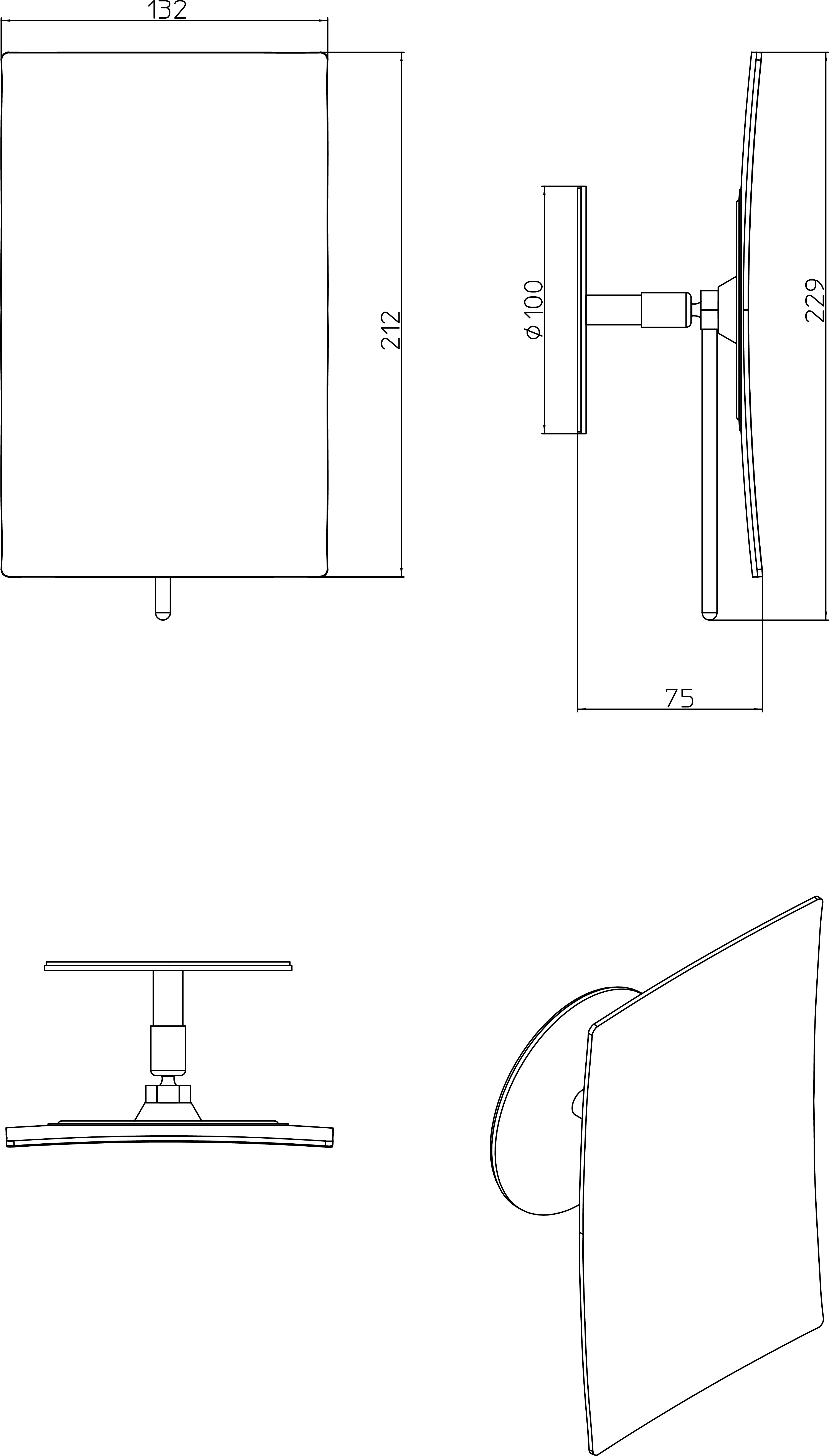 frasco-sential-klebespiegel-3-fach-eckig-132x212-mm image 2
