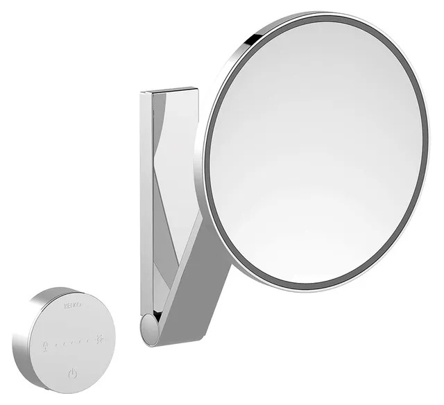 keuco-ilook-move-kosmetikspiegel-led-5x-rund-chrom-20cm image 1
