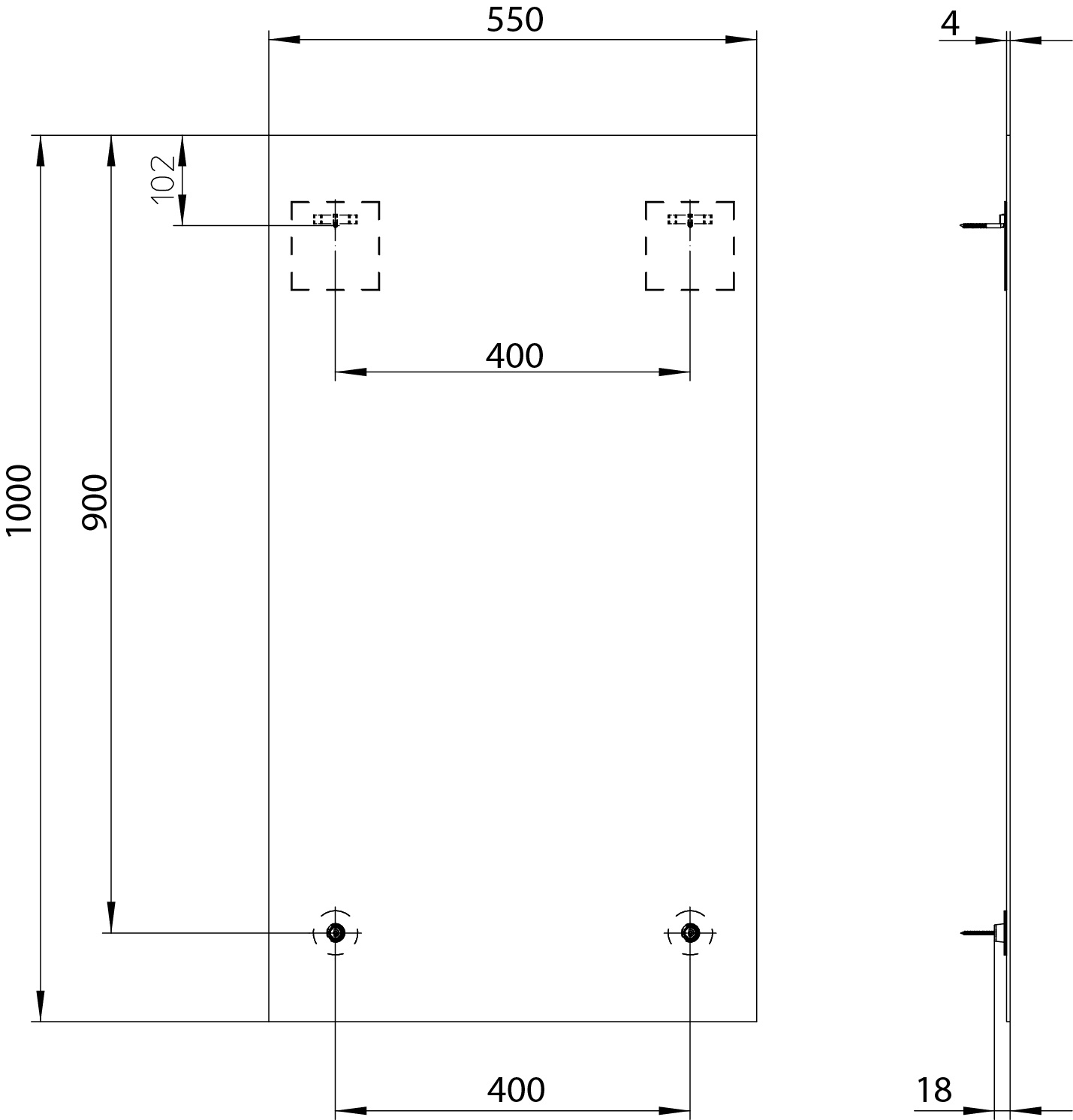 frasco-centric-free-spiegel-55x100-cm-mit-splitterschutz image 3