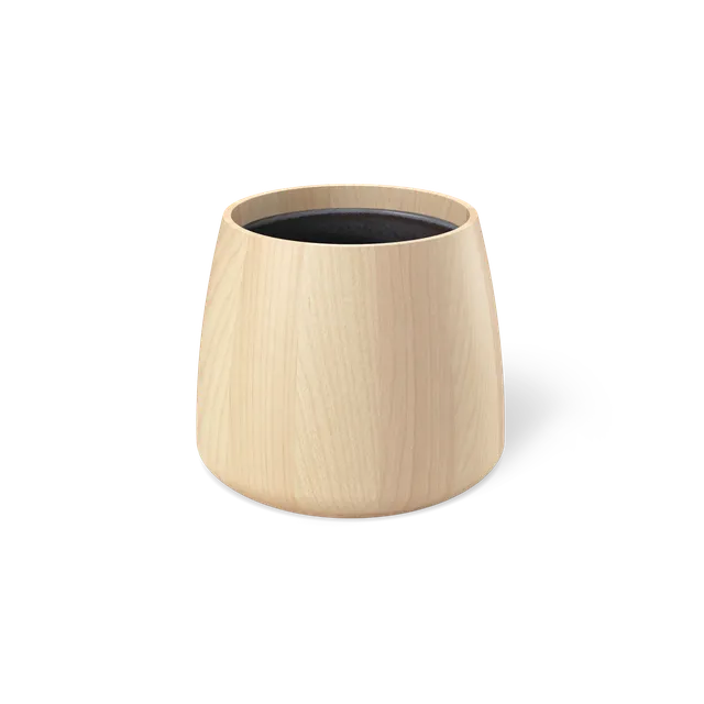 decor-walther-onyo-vase-holz-ahorn-natur-mit-einsatz image 1