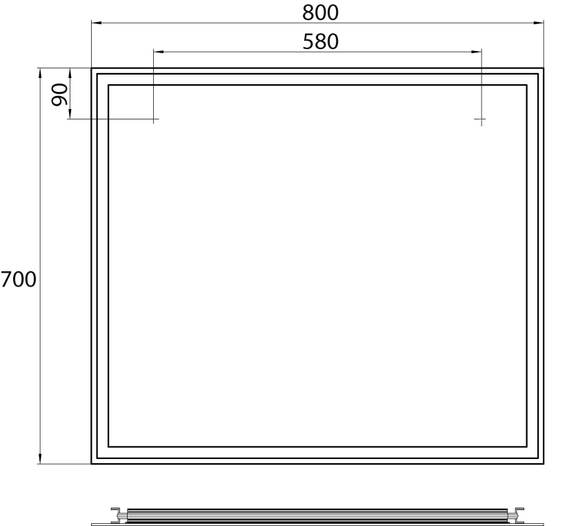 frasco-visum-pro-led-lichtspiegel-rundum-80-cm-4000-k image 3