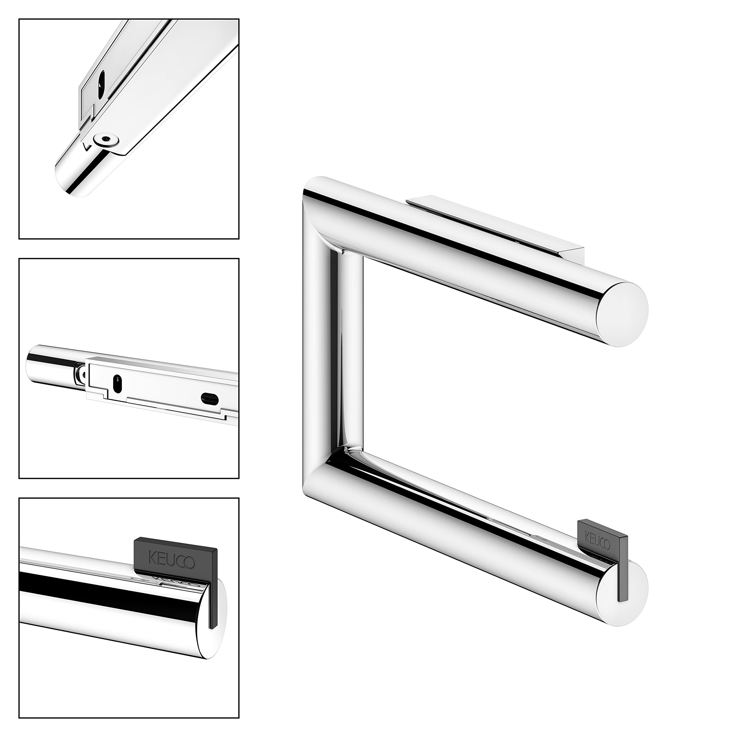 keuco-reva-toilettenpapierhalter-offen-chrom-ohne-bohren image 4