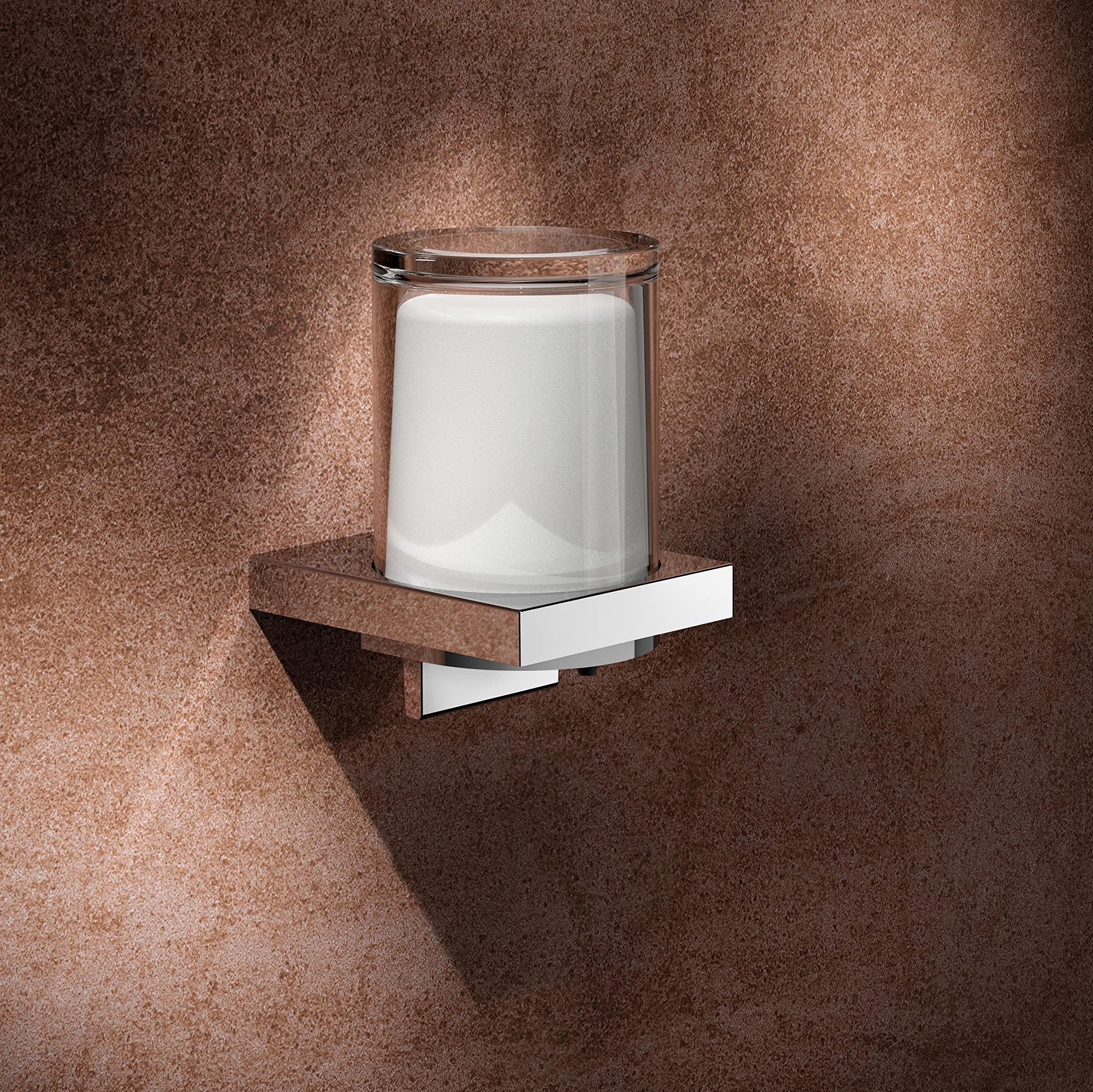 keuco-edition-90-square-seifenspender-180-ml-chrom-milchglas image 2