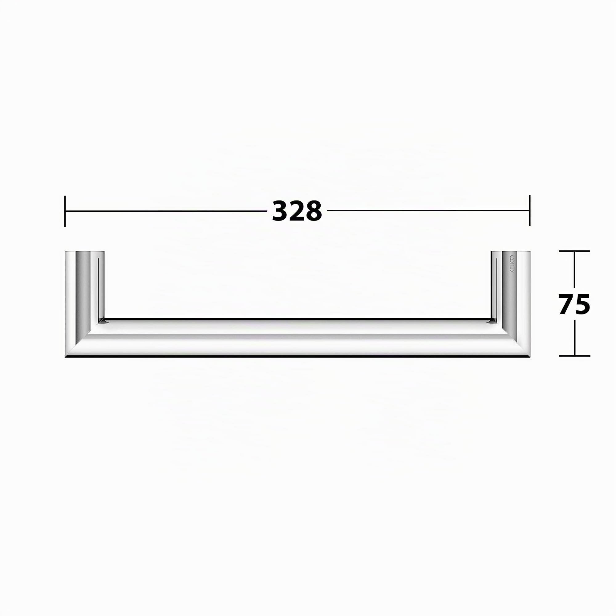 keuco-reva-haltegriff-32-8-cm-chrom-115-kg image 7
