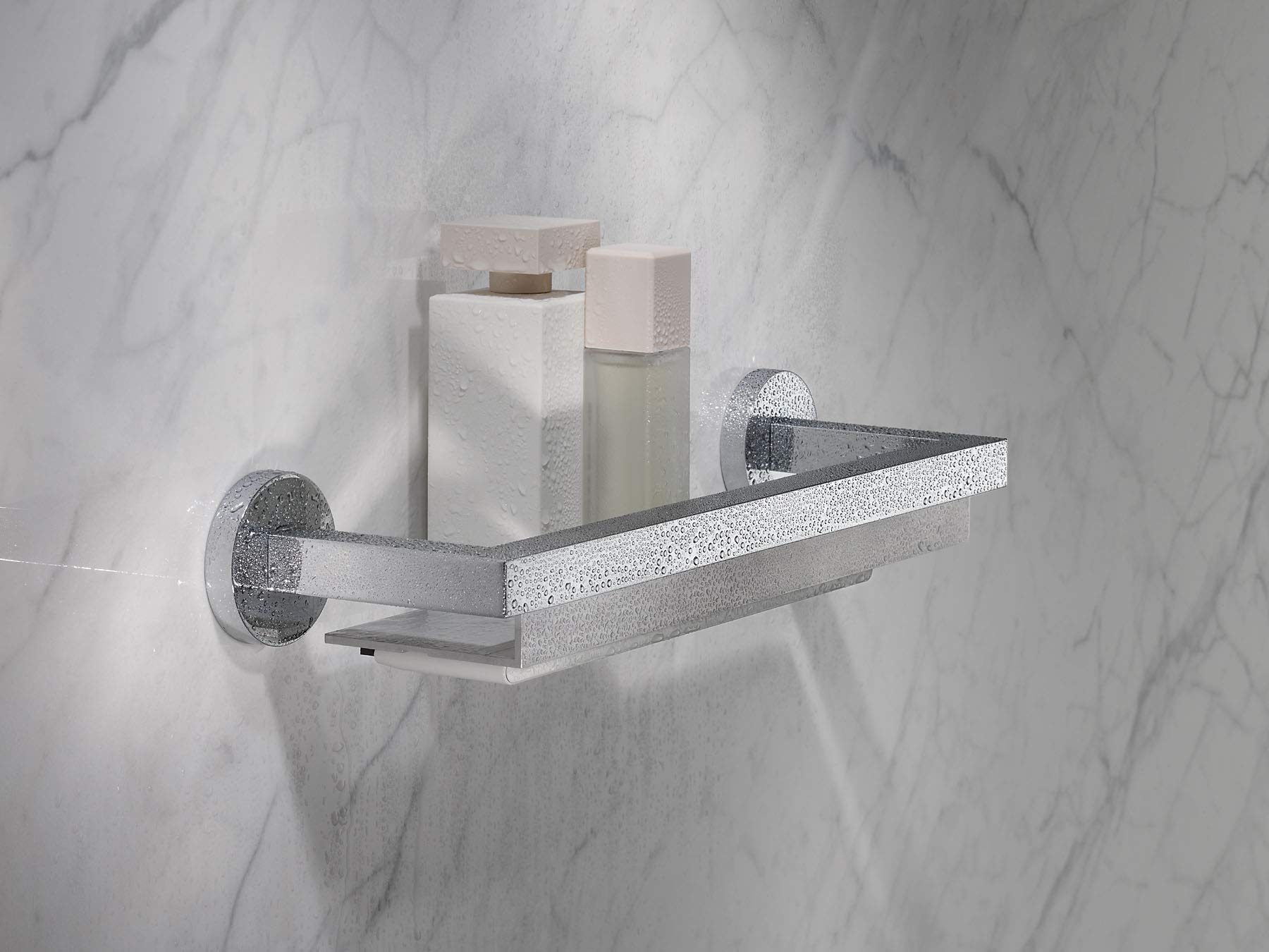 keuco-edition-90-duschablage-34-cm-chrom-mit-abzieher image 3