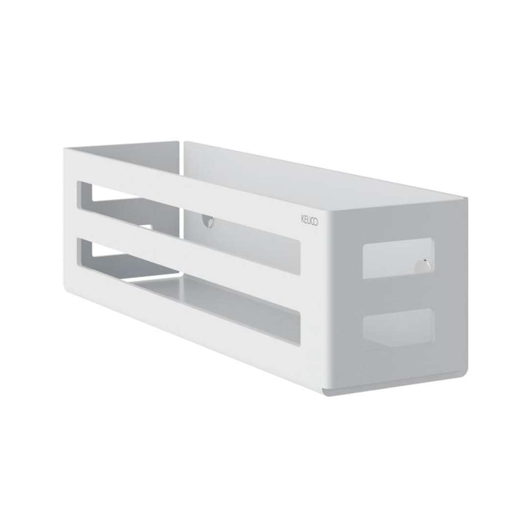 keuco-reva-duschkorb-32-cm-aluminium-wei-matt-abnehmbar image 1