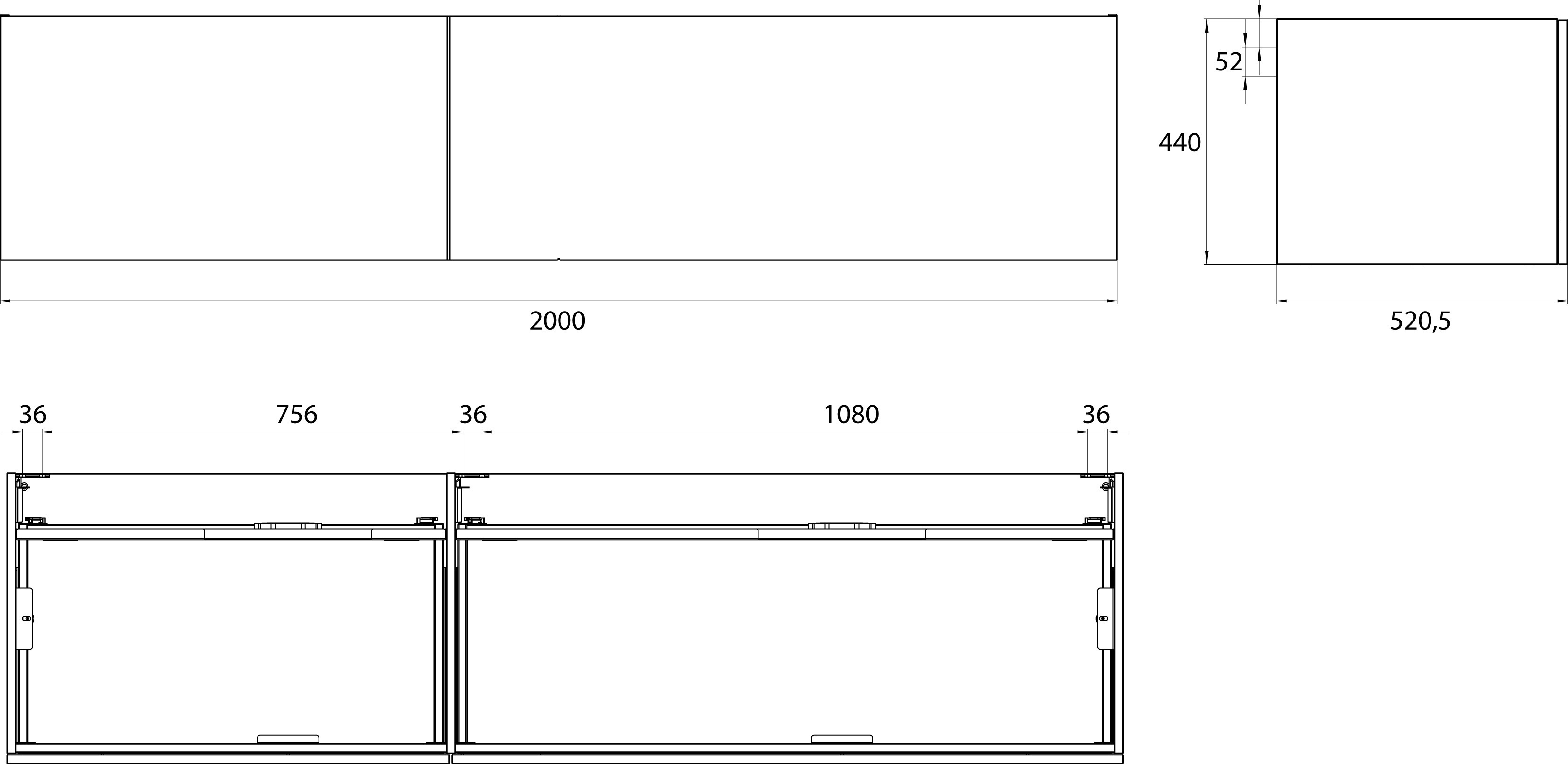 frasco-centric-waschtischunterschrank-wei-200-cm-2-ausz-ge-2 image 3