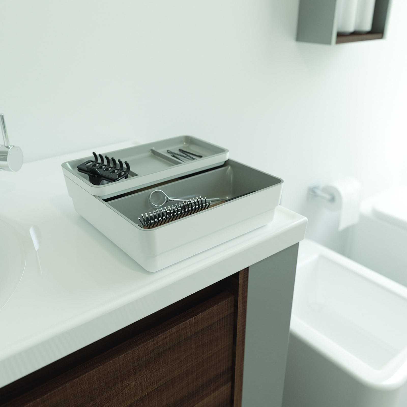 cosmic-bath-bsmart-box-wei-grau-21-7-cm image 3