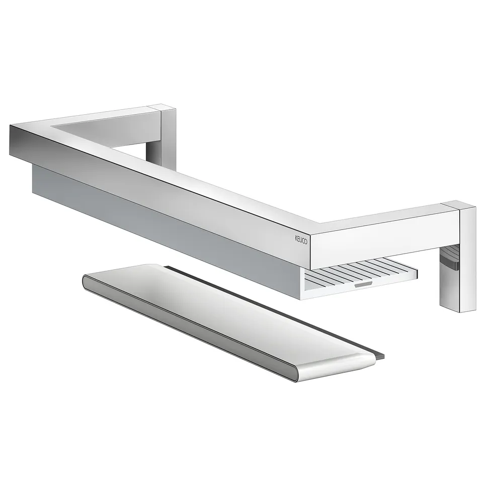 keuco-edition-90-square-duschablage-36cm-mit-abzieher image 1