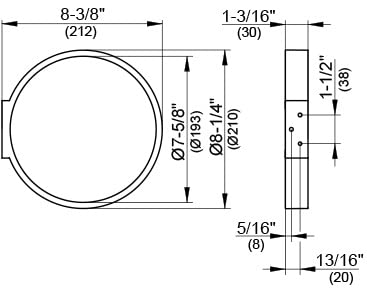 keuco-edition-300-handtuchring-chrom-21-cm-rund image 5