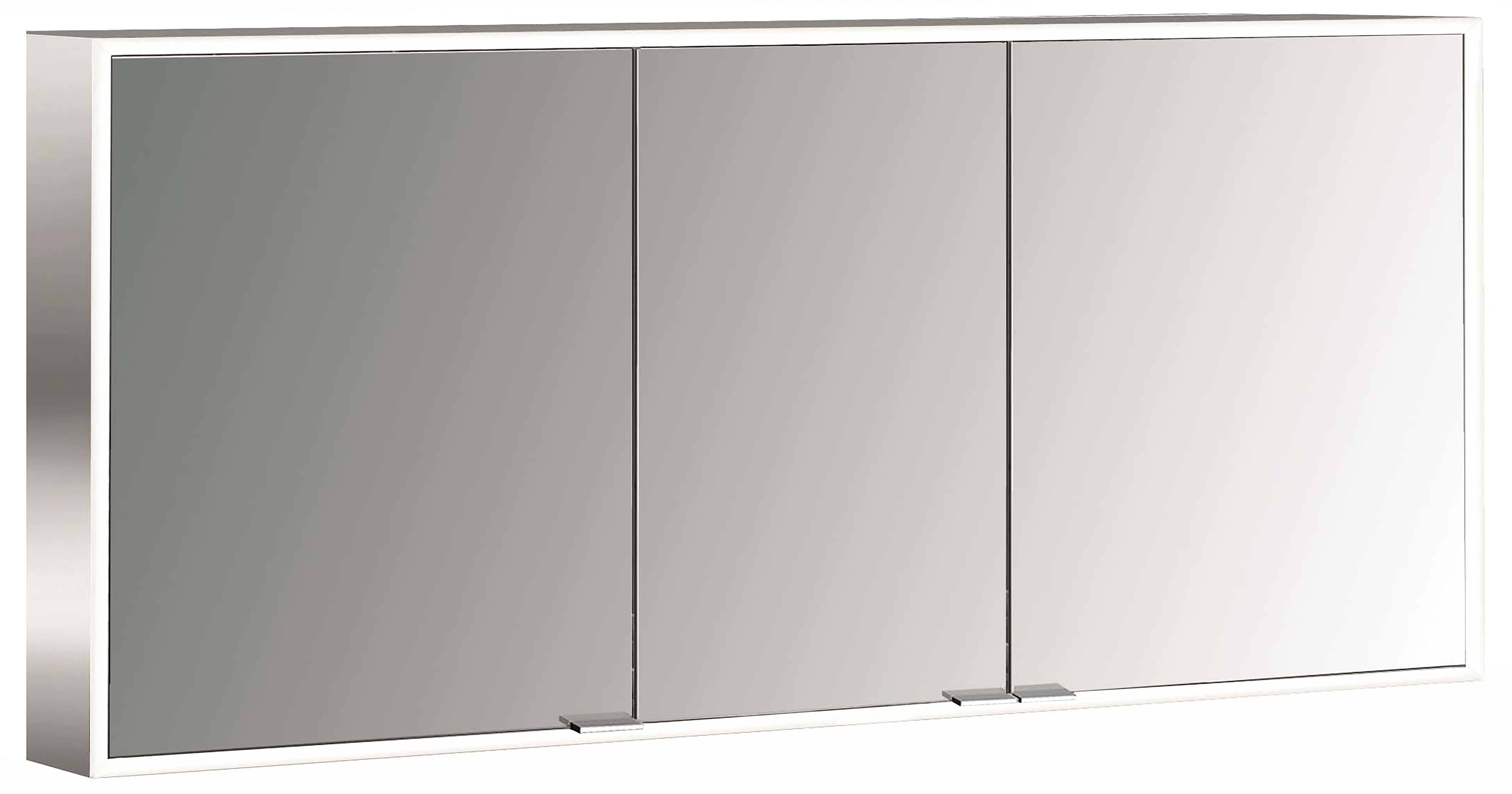 frasco-centric-led-spiegelschrank-160-cm-aufputz-aluminium image 1