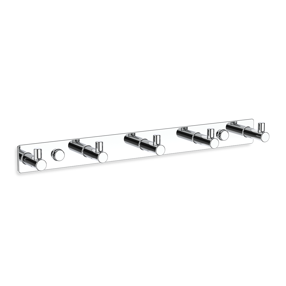 decor-walther-basic-ba-hak-hakenleiste-chrom-5-haken-messing image 2