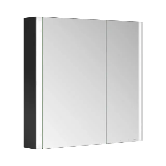 keuco-royal-lumos-spiegelschrank-80-cm-schwarz-mit-heizung image 1