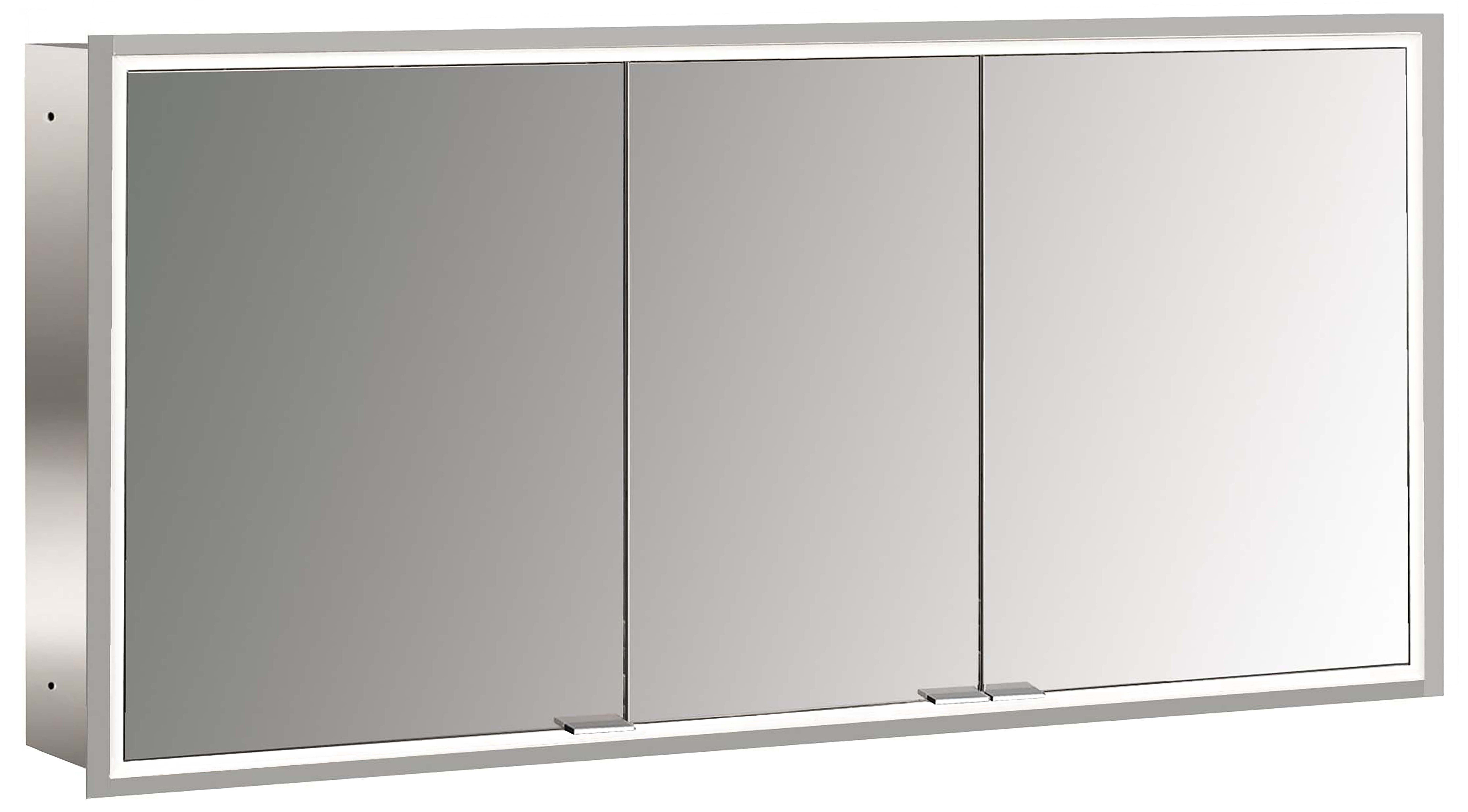 frasco-centric-led-spiegelschrank-150-cm-unterputz-aluminium image 1