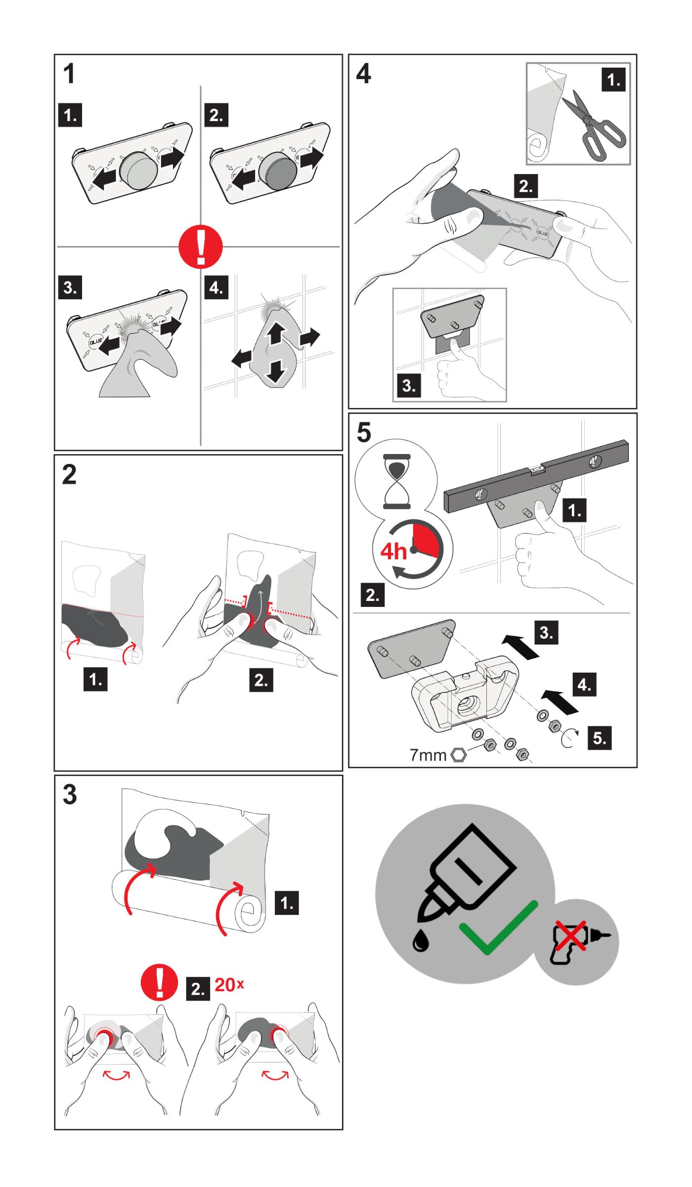 keuco-plan-klebe-set-typ-6-handtuchhalter-kleben-statt-bohren image 3