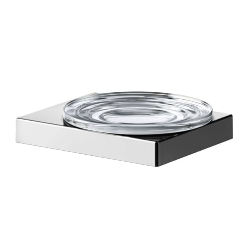 keuco-edition-90-square-seifenschale-kristallglas-chrom image 6