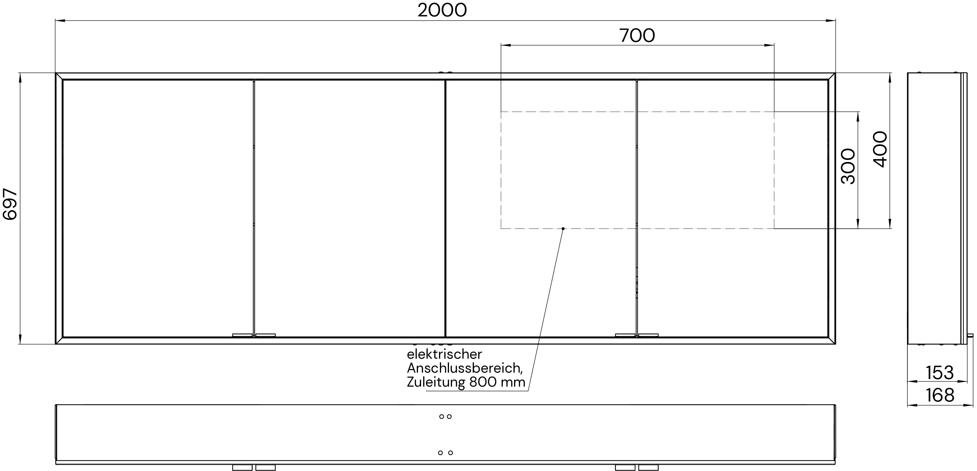 frasco-centric-spiegelschrank-200-cm-schwarz-led-aufputz image 5