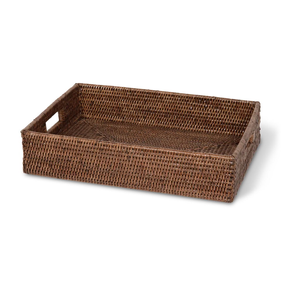 decor-walther-basket-tray-tablett-rattan-hell-rechteckig image 1