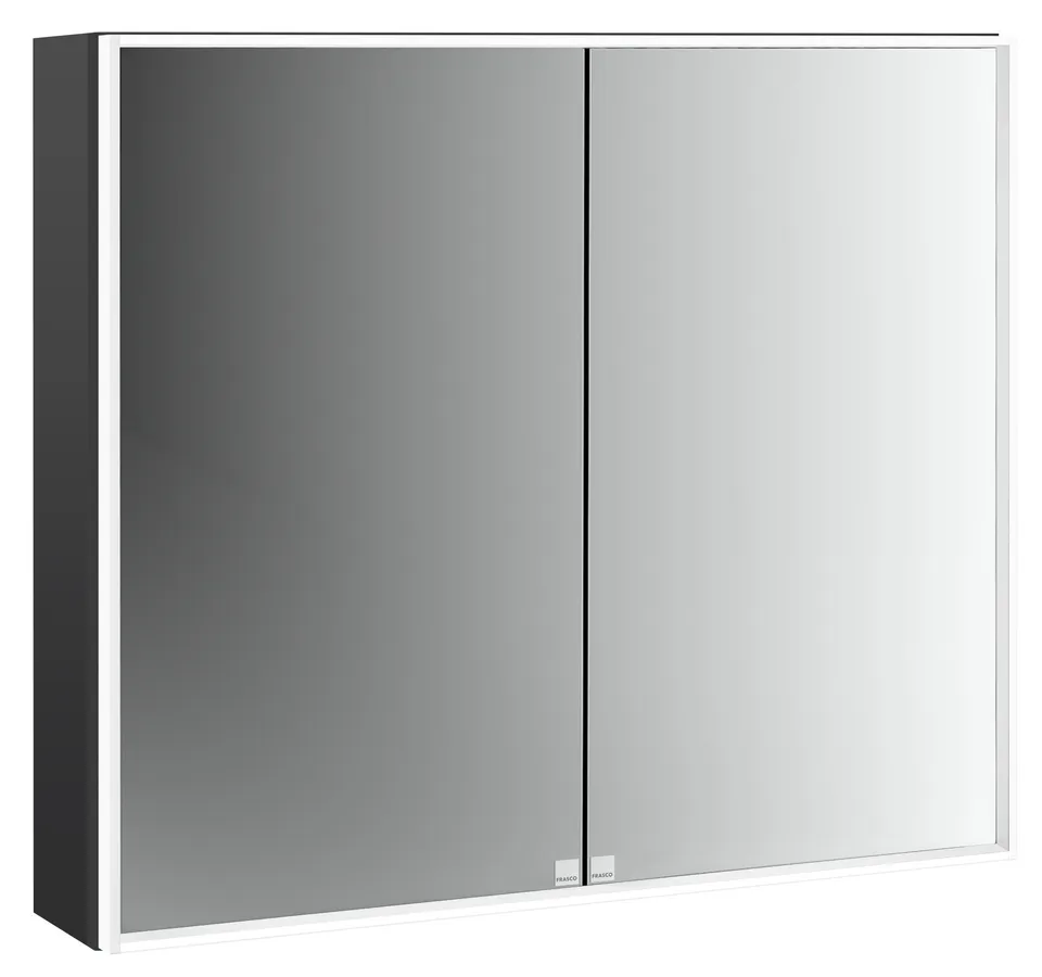 frasco-centric-deep-led-spiegelschrank-80-cm-schwarz-ip20 image 1